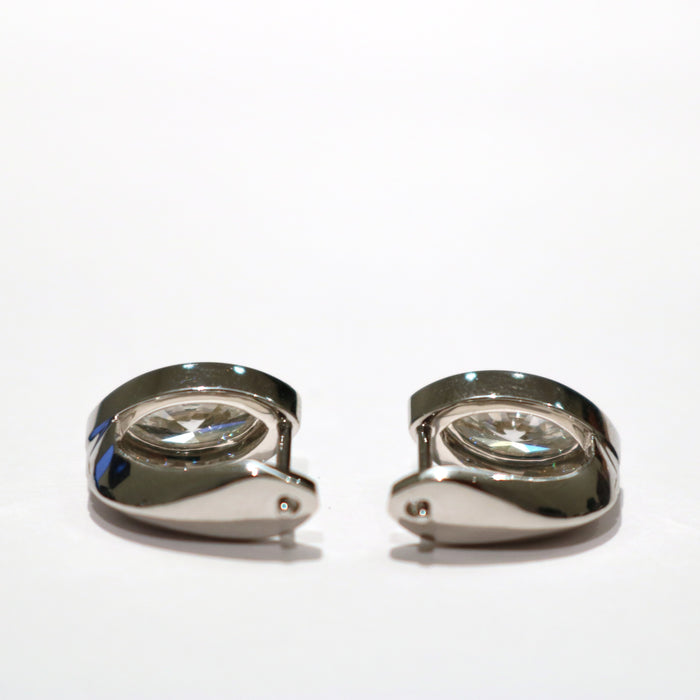 Marquise Bezel Earrings