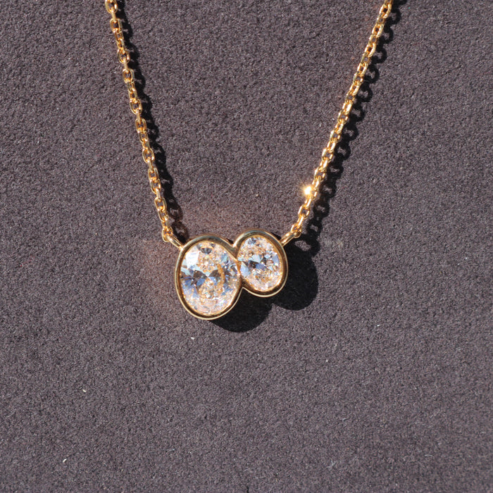 Duet Oval Necklace