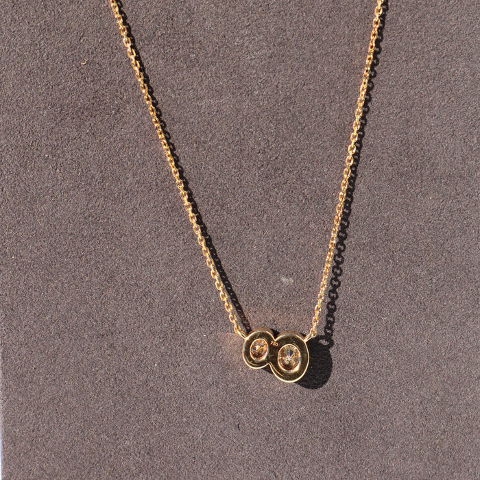 Duet Oval Necklace
