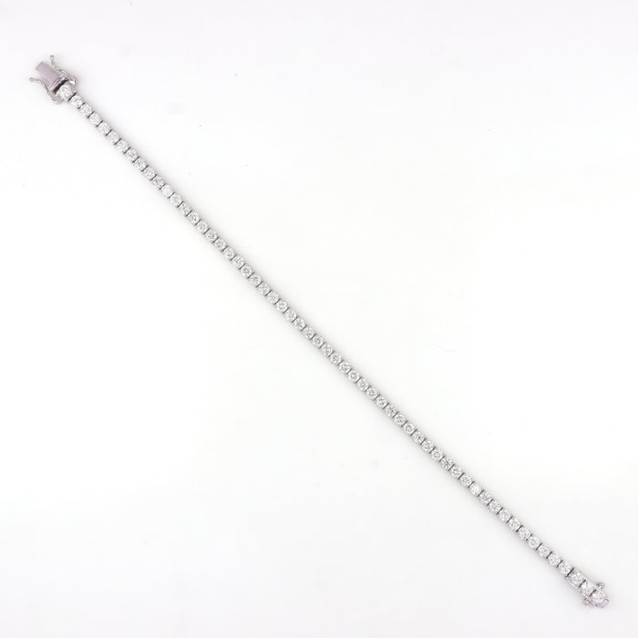18K Classic Lab Grown Diamond Tennis Bracelets