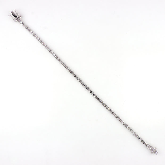 18K Classic Lab Grown Diamond Tennis Bracelets