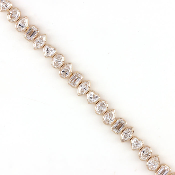 Multi-Shape Lab-Grown Diamond Tennis Bracelet